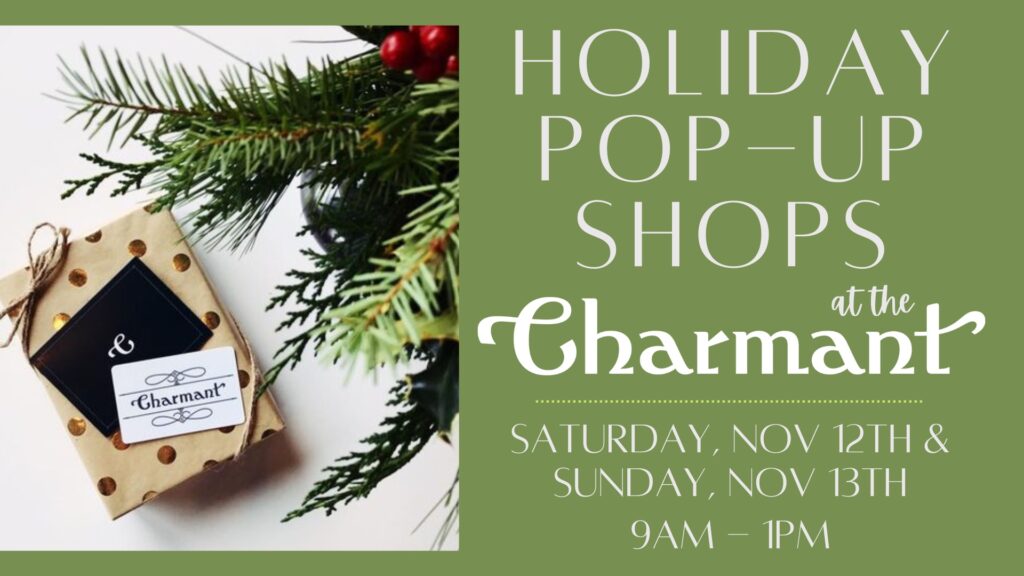 charmant holiday pop up
