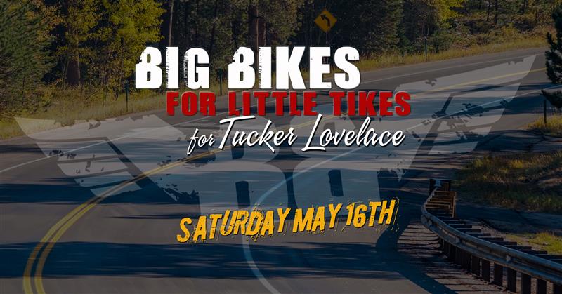 Big Bikes for Little Tikes Saturday May 16 2026