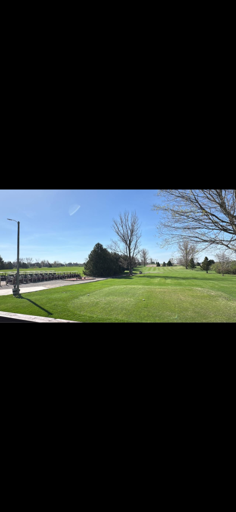Tee box on hole 1
